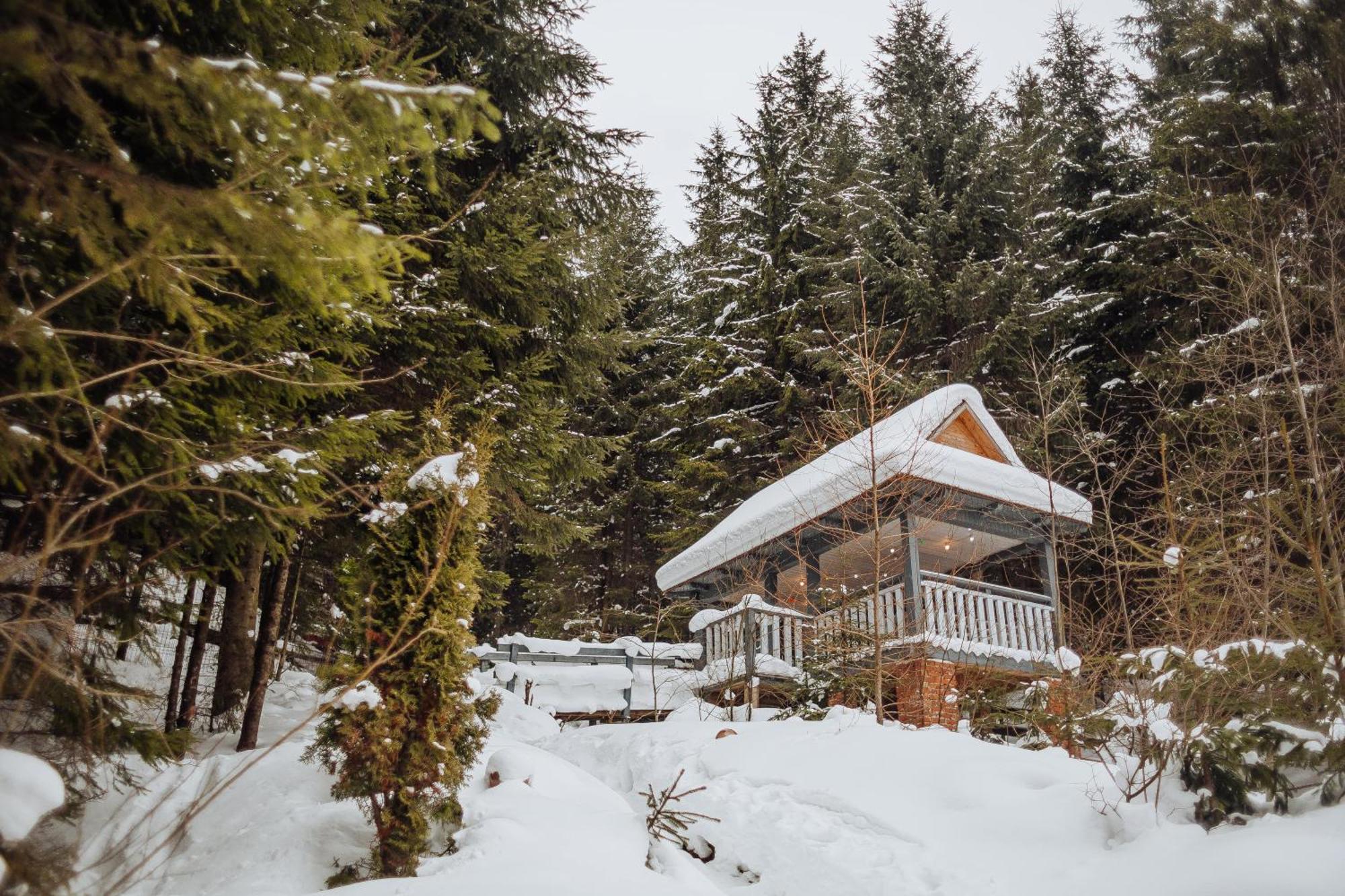 Hotel Vedmezhyi Dvir Буковел Екстериор снимка