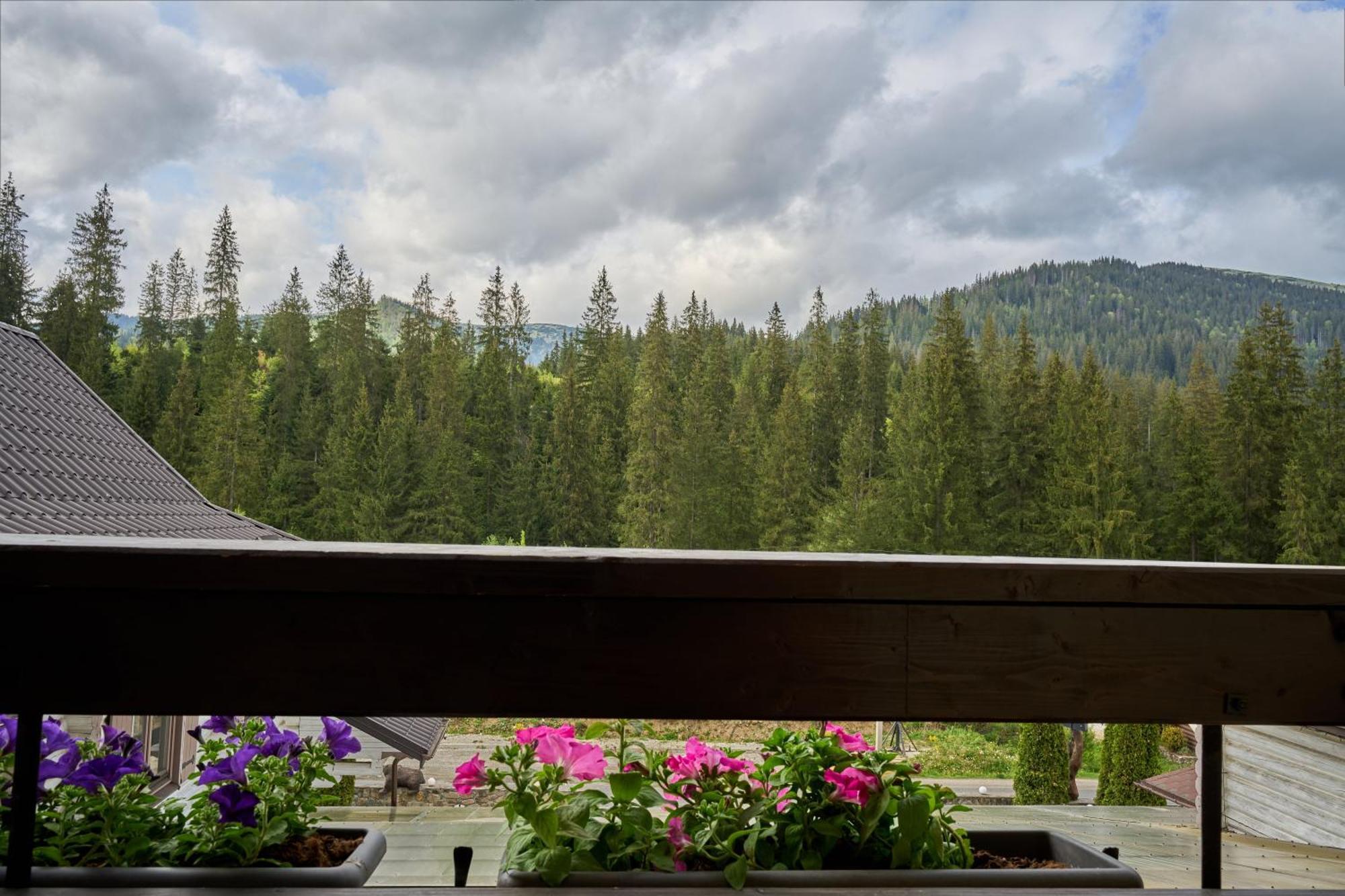 Hotel Vedmezhyi Dvir Буковел Екстериор снимка
